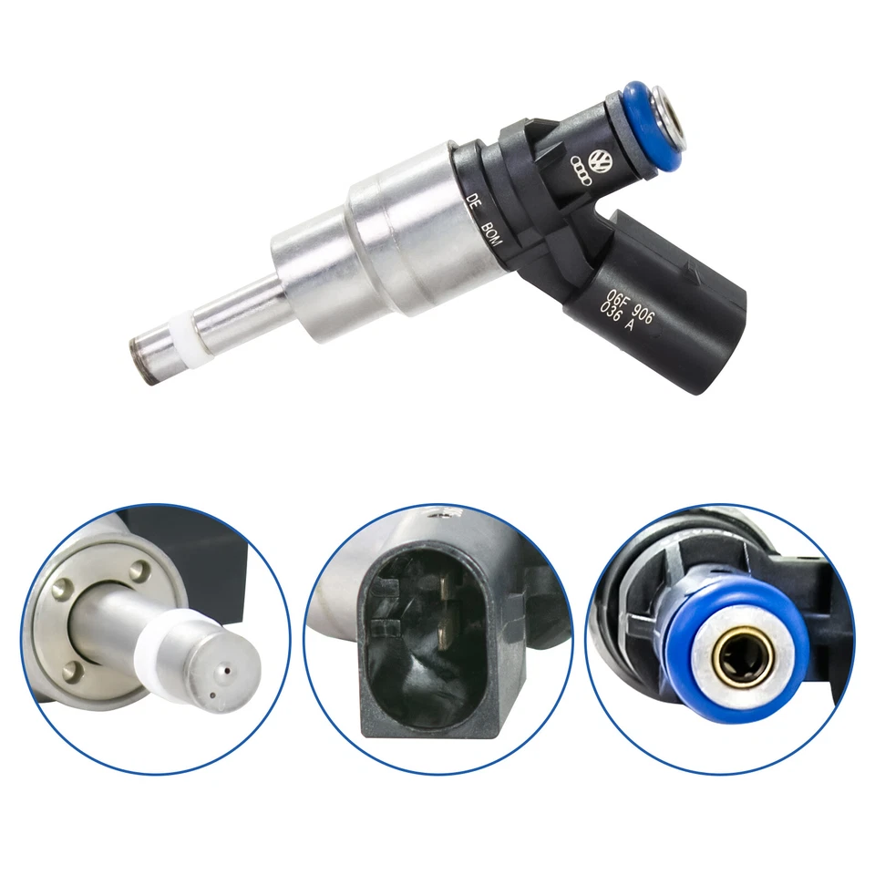 4PCS Fuel Injectors For 2005-2009 VW Audi A4 Quattro 2.0L I4 Turbo 06F906036A Foto 3 de 4