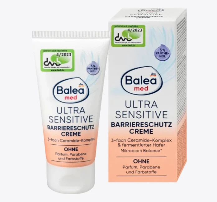 Balea Med Crema Ultra Sensible Protección Barrera Complejo Ceramida Cuidado de la Piel Foto 2 de 4