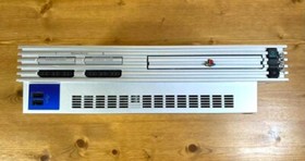 PlayStation 2 Satin Silver SCPH-50000 TSS ps2 sony W/ Controller Cable Adapter