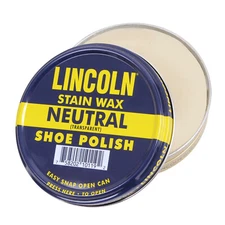 Lincoln U.S.M.C. Stain Wax Shoe Polish - Neutral (Transparent) Shoe "Spit" Shine