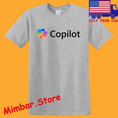 Microsoft Copilot AI Software Men's Gray Size S-5XL