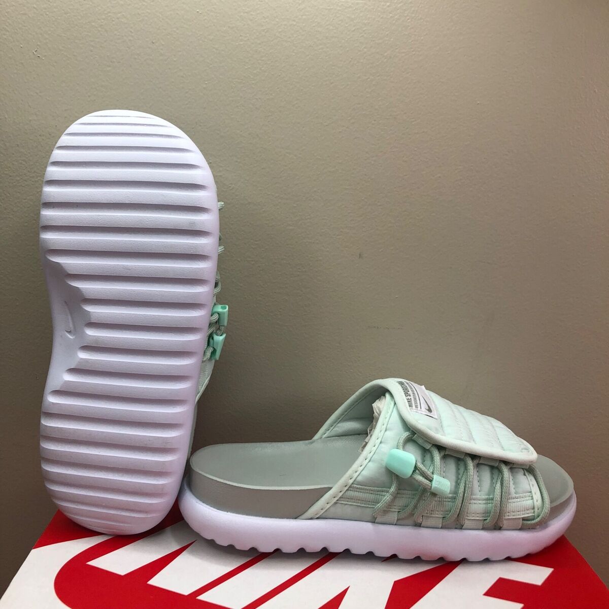 Nike Asuna 2 Slides Sandals 'Barely Green White' DH8469-300 Nike Asuna 2 Slides Sandals 'Barely Green White' DH8469-300