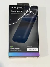GENUINE mophie Juice Pack Battery Case for Apple iPhone 16 Pro - Black