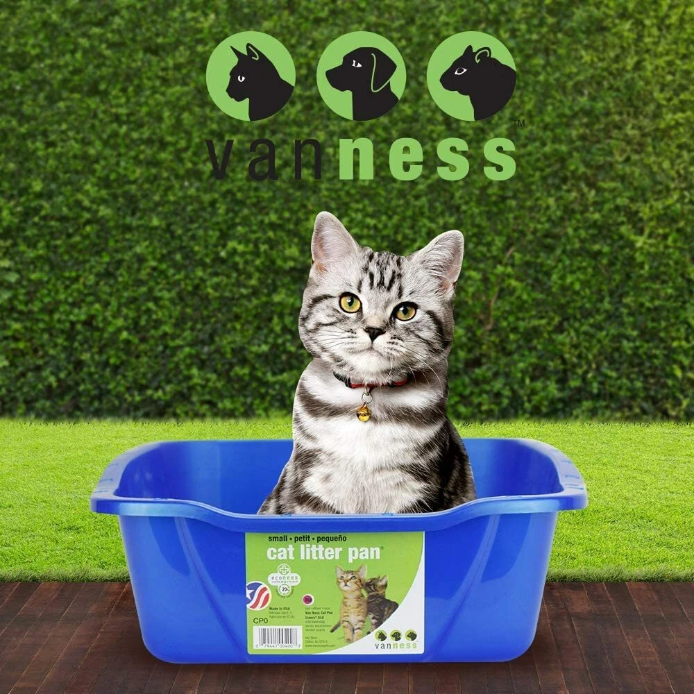 Van Ness Plastic Large/Small Kitty Kitten Cat Litter Box Pan Tray