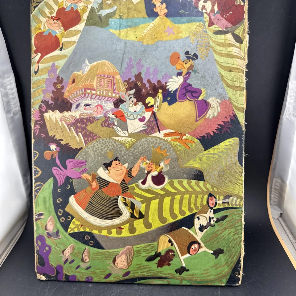 Walt Disney’s Alicia en el País de las Maravillas Gran Libro Dorado 1951 Vintage Niños Disney Foto 4 de 4