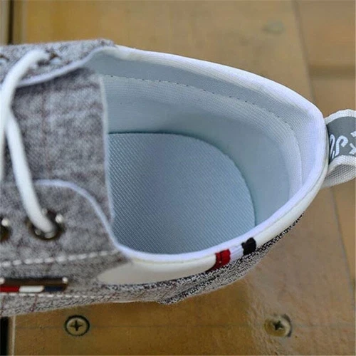 NEW Mens Walking Shoes Men Shoes Breathable Casual Canvas Men Driving Shoes Size - Picture 7 of 22