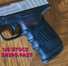 (BLACK) RUBBER NON-SLIP PISTOL GRIP SLEEVE FOR SD9VE SD40VE S&W 9VE SIGMA