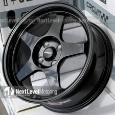 4 Circuit Performance Cp22 16x7 4x100 35 Gloss Black Wheels Jdm Spoon Style