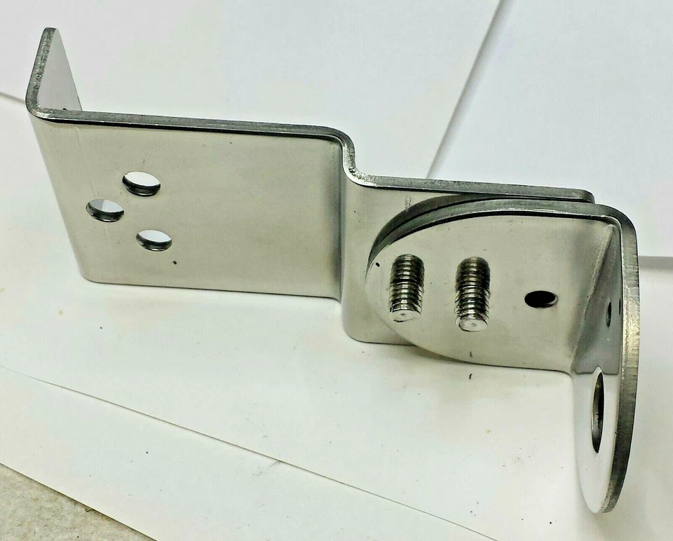 CEA-SHGM Soporte de ranura de campana de acero inoxidable ajustable tiene orificio de 1/2" 4 accesorios de antena Foto 4 de 4