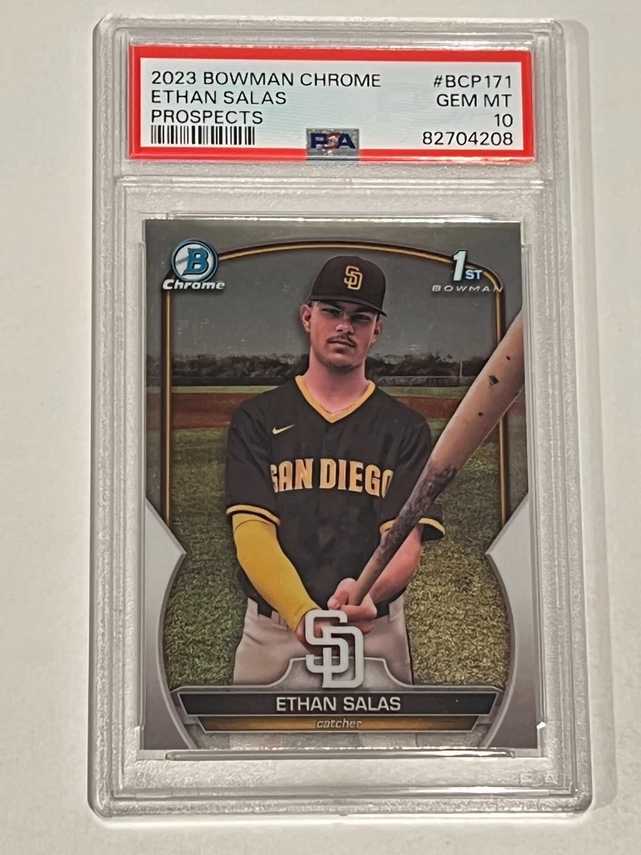 2023 Bowman Chrome Ethan Salas RC 1st Rookie BCP171 PSA 10 | eBay
