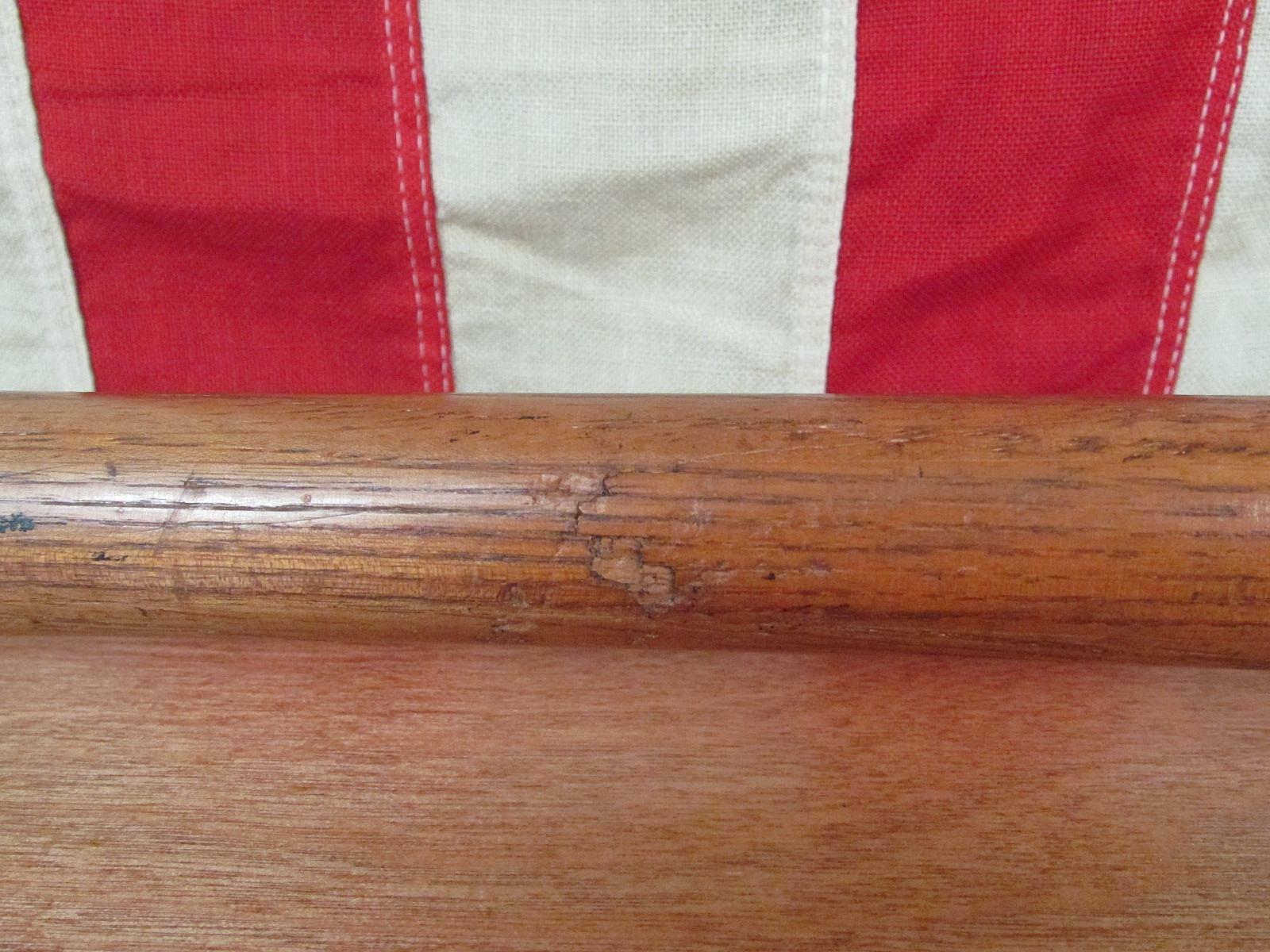 Vintage 1950s Bancroft 500 Wood Baseball Bat Hickory Ash Ted Williams