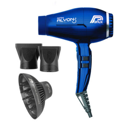 Parlux Alyon Air Ionizer Tech Eco Friendly Blau- Haartrockner mit Diffusor