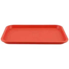 6 Pack 16 x 12 Inch Plastic Fast Food TrayRectangular Plastic Cafeteria Trays...