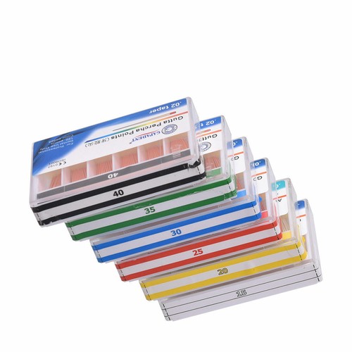 200 Pcs Dental Endo Absorbent Paper Points Root Canal 0.02 Tapered 15-40# Cotton - Picture 2 of 44