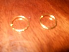 Plastic Craft Gold Rings ~ 18 count — photo 2