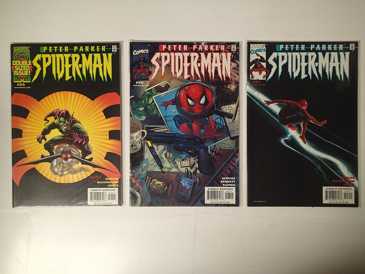 Peter Parker SPIDER-MAN #25-27 Marvel Comics 2001 VF Green