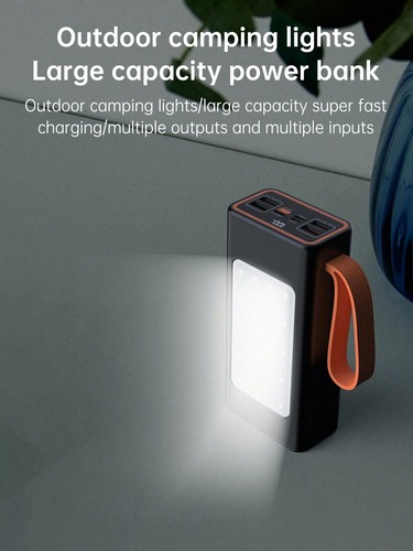 50000mAh Power Bank with Flashlight, 4-Output Portable Charger for Camping - Picture 27 of 31