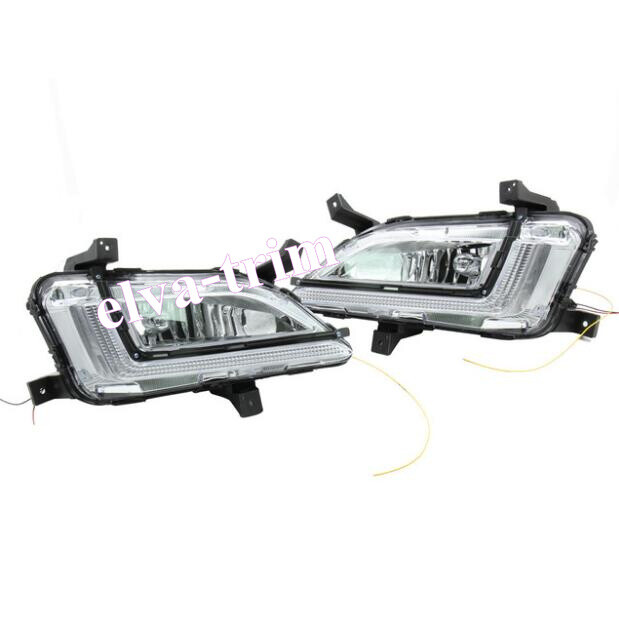 Pair Of Universal 3x6 Yellow Lens Halogen Fog Lights – DOT