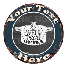 CP-0204 ANY NAME'S Kitchen Pot Custom Personalized Metal Sign Decor Gift Idea