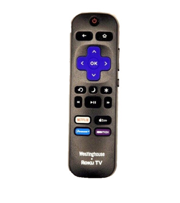OEM Westinghouse ROKU TV remote control with Netflix/AppleTV/Paramount+/MAX