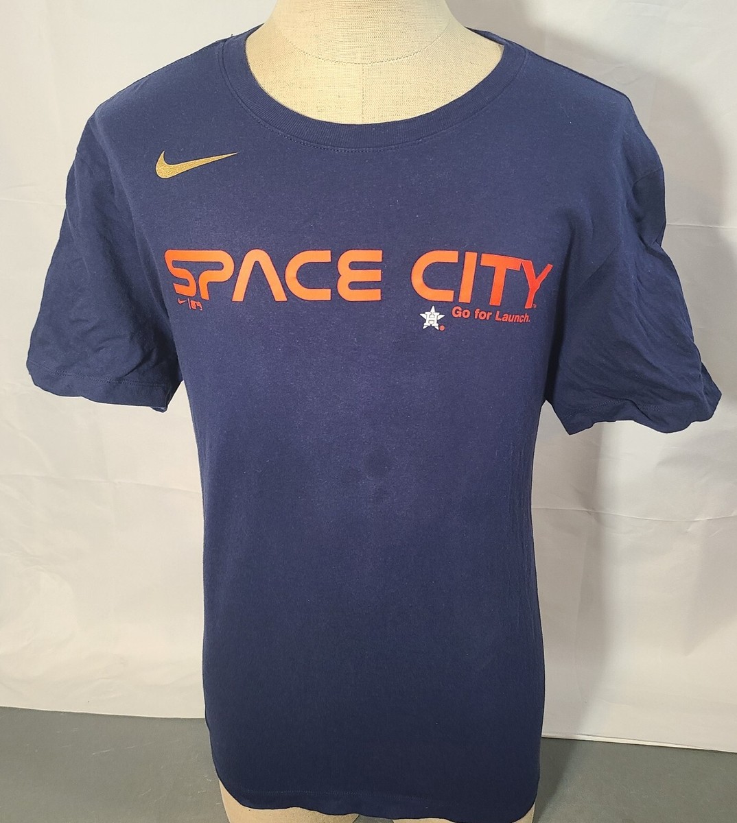 Nike Tee Alex Bregman #2 Navy Space City Houston Astros Unisex T-Shirt XL  Used