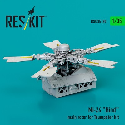 Mi-24 Hind Main Rotor (for Trumpeter kit) 1:35 RSU35-0020 for Helicopter Model