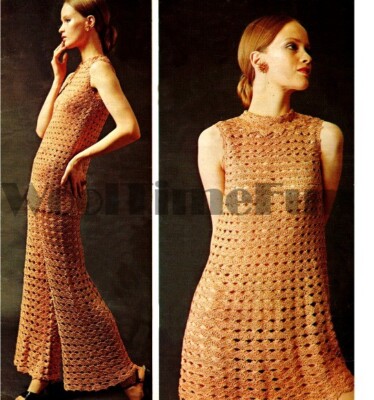 Häkelanleitung/Anleitung Kleid, Tunika & Hose Boho Festival Sommer