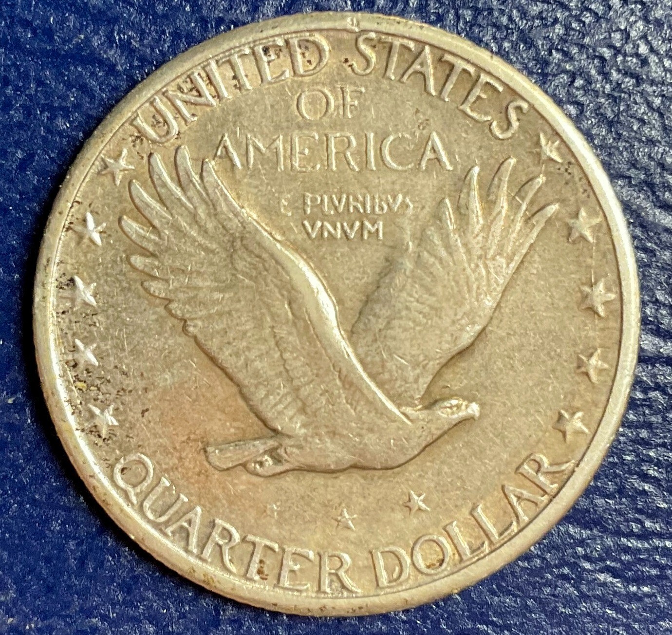 1924S Standing Liberty Quarter Solid High Grade 90 Silver Coin T13