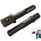 2pcs Socket Driver Adapter Drill Bit Adaptor 3/8" 1/2" For Sds Plus Hammer Drill