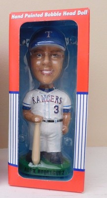 Alex Rodriguez Texas Rangers Bobble Dobbles Bobble Head Nodder New | eBay