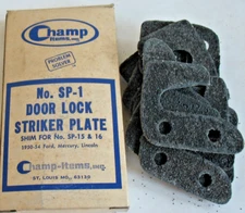 New Champ Items Problem Solver Door Lock Striker Plate No. SP - 1 Qty.1
