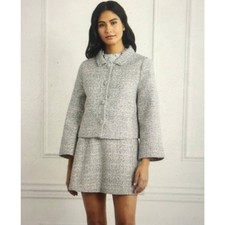 Nwt Hill House Bea Tweed Jacket In Rainbow Tweed Sz Xl Gorgeous Must See