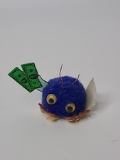 Puffball Blue Sticky Footed Creature From 80's Collectible.
