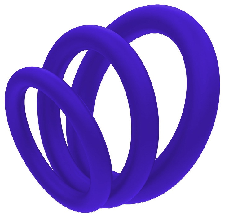 Cock Ring 3 Pack Soft Stretchy Silicone | Stay Hard Penis Rings Last ...