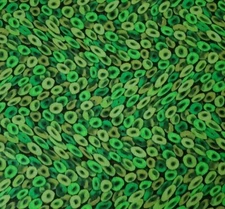 Floral Fantasia BTY P&B Textiles Tonal Green Black