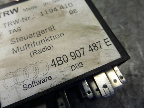 Audi TT 3.2 S-Line Steering Multifuntion Module MK1 00-05 OEM 4B0 907 487 E - Picture 3 of 3