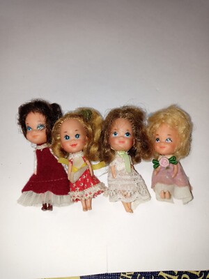 Vintage Mattel The Littles 80's Victorian House,Dolls & Die-Cast