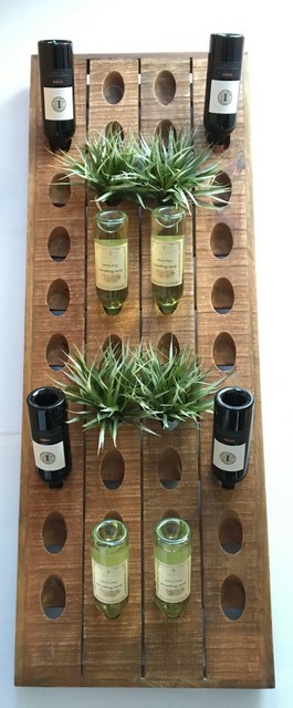 Pottery Barn French Wine Bottle Riddling Rack 726091 For Sale