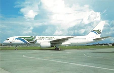 Postcard Airline CEBU PACIFIC Boeing 757-235 RP-C2716 BUCHairCARD 0432 CC7.