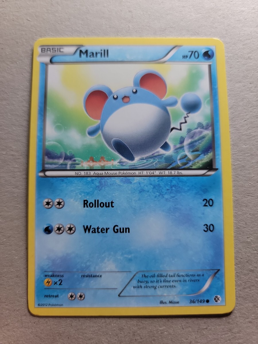 2012 Pokemon - Marill - 36/149 - LP | eBay