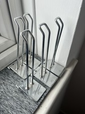 5x Slatwall Euro Hook Arm 6" Double Type Shop Display Hanger