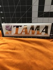 Tama Drum  Head Decal Logo Chrome High Quality Vinyl Ultra Shiny     