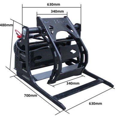 Free Ship 28''New Grapple Forage Grab Mini  Skid-Steer Track Loader Attachment