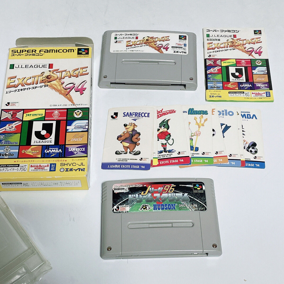 SFC SNES J League Excite Stage '94 & DREAM STADIUM 96 Super SFC SNES J League Excite Stage '94 & DREAM STADIUM 96 Super