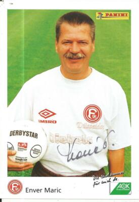 Enver Maric - Fortuna Düsseldorf - Saison 1996/1997 - Autogrammkarte  