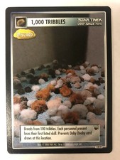 Star Trek CCG 1e 1,000 Tribbles - Discard near-mint/nm rare - TwT 2000