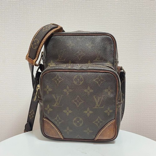 Auth LOUIS VUITTON M45236 Monogram Amazone Shoulder Bag Brown LV F/S