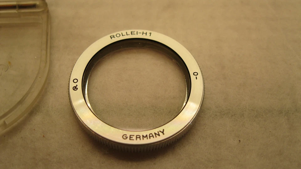 Genuine Rollei Rolleiflex H1 -0 Bayonet Filter  in Case Germany - Image 4 of 4