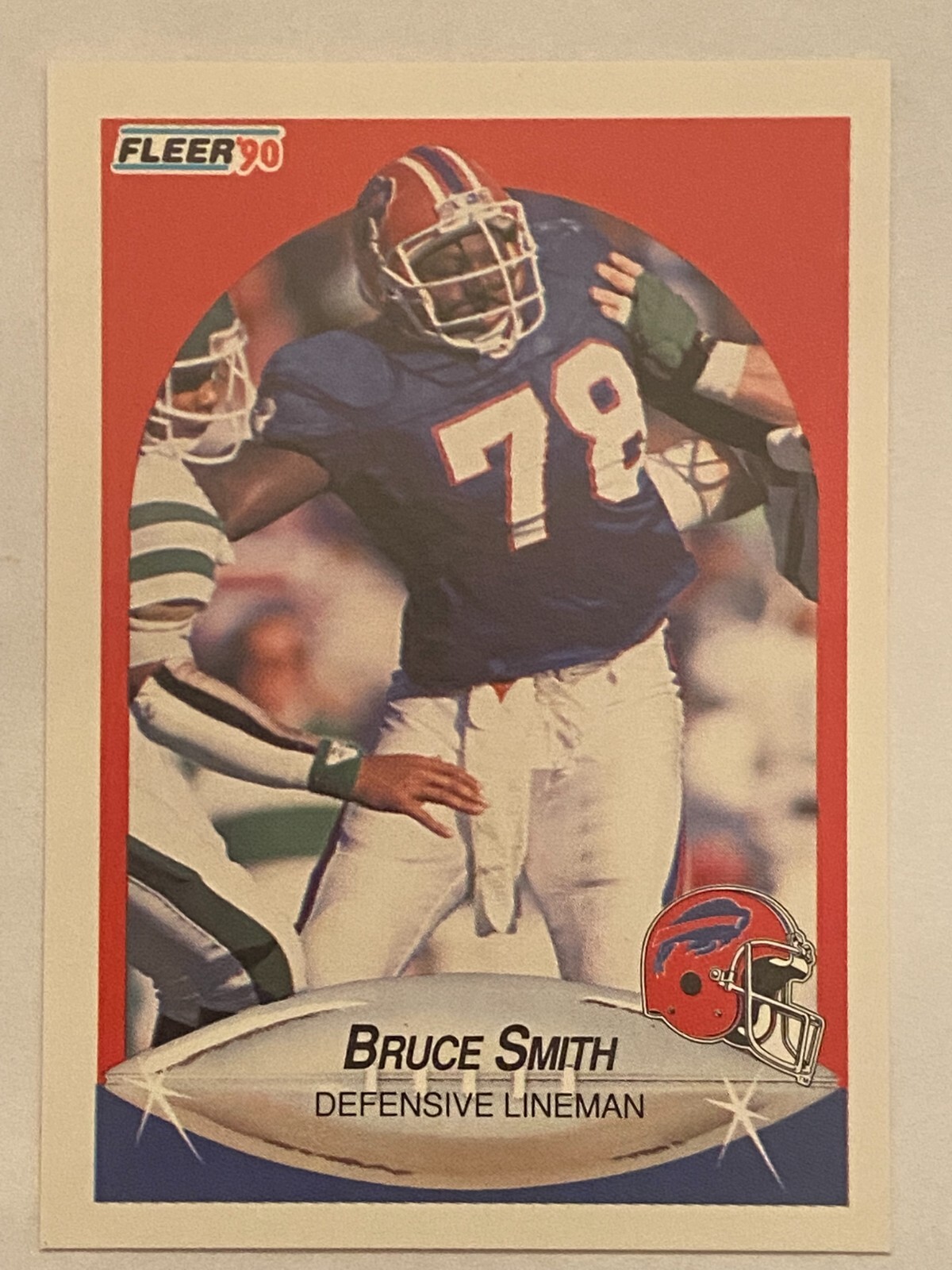 1990 Fleer Bruce Smith Buffalo Bills #121