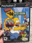 CASE & MANUAL ONLY Simpsons: Hit & Run For PlayStation 2 2003 Black Label
